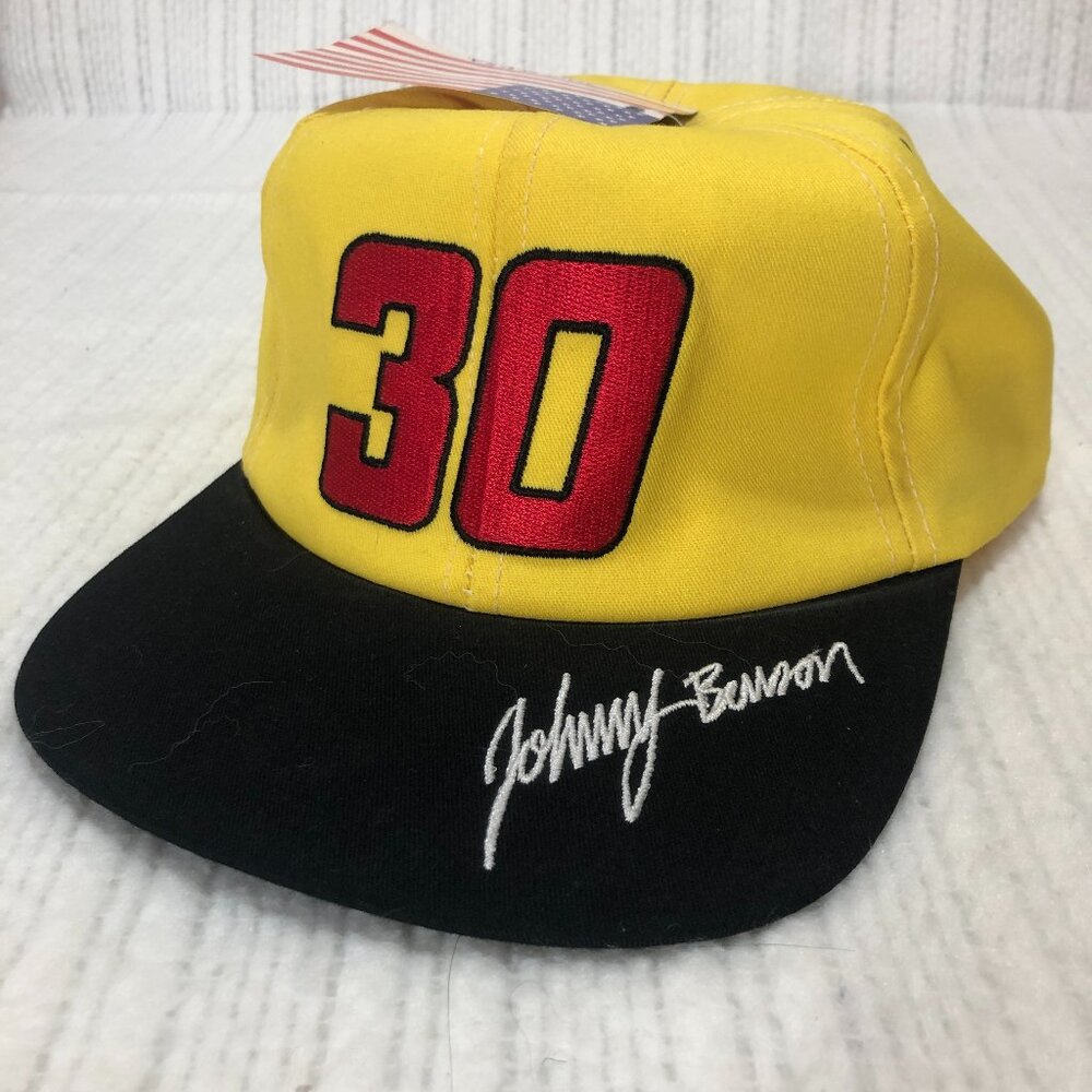 NWT VTG 1996 Johnny Benson #30 Pennzoil Nascar Racing Snapback Hat Deadstock
